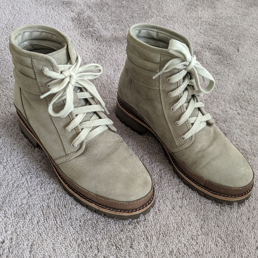 Chaco Green/Gray Boots